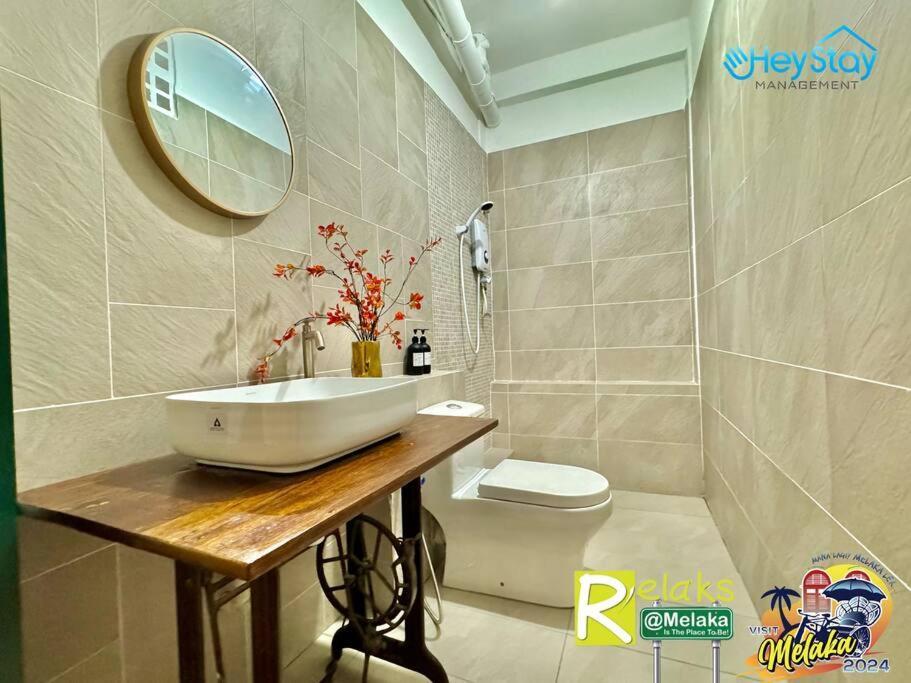 Heritage House 16Pax Riverview 3 Mins Walkjonker Villa Malacca Екстериор снимка