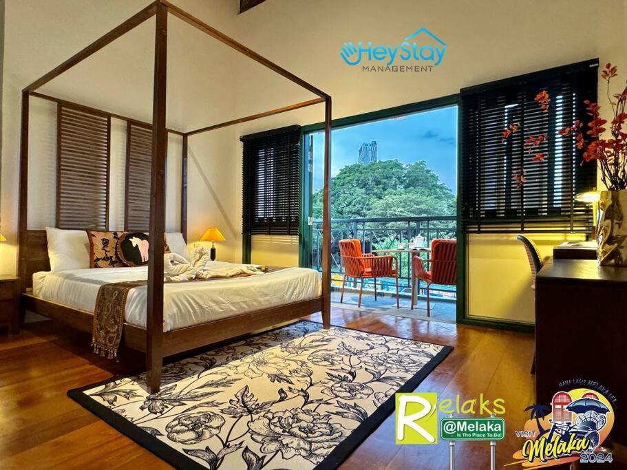 Heritage House 16Pax Riverview 3 Mins Walkjonker Villa Malacca Екстериор снимка