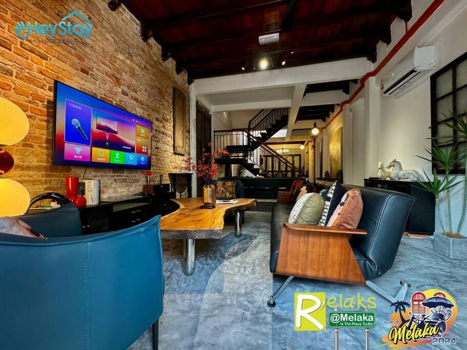 Heritage House 16Pax Riverview 3 Mins Walkjonker Villa Malacca Екстериор снимка